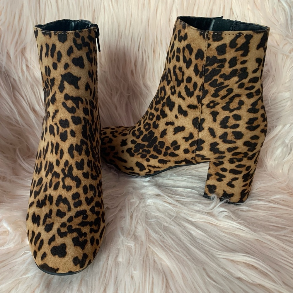 Cheetah Ankle boots